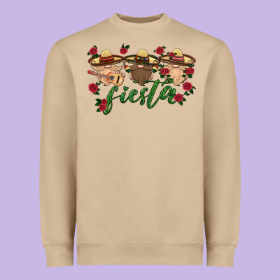 Fiesta Mexico Gnome Heavyweight Sweatshirt Designed By Hra Design Shop