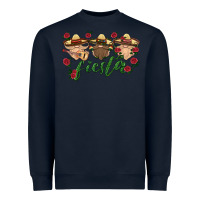 Navy fiesta mexico gnome Heavyweight Sweatshirt - HRA Design Shop