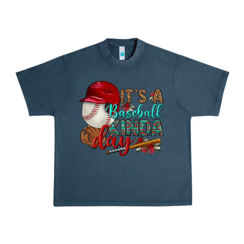 It's A Baseball Kinda Day Urban Heavy Tee by BundleAndBundleShop | Teevron