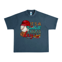 Midnight Navy it's a baseball kinda day Urban Heavy Tee - BundleAndBundleShop