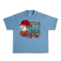 Pebble Blue it's a baseball kinda day Urban Heavy Tee - BundleAndBundleShop