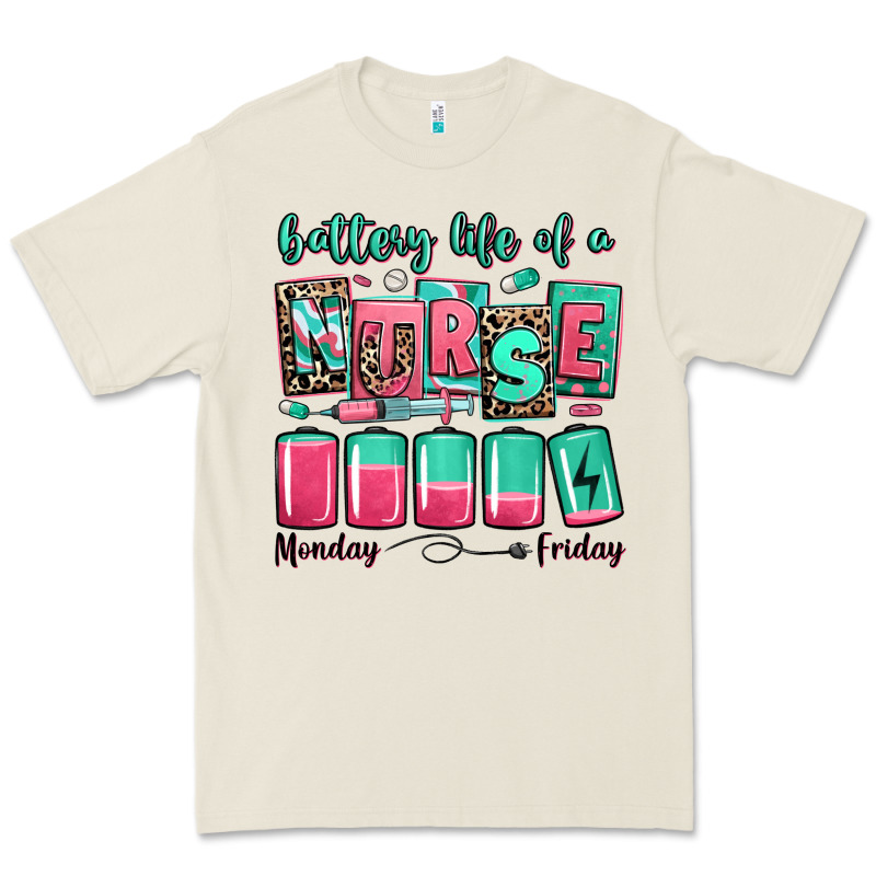 Battery Life Of A Nurse Premium Tee by RanaPortraitStore | Teevron