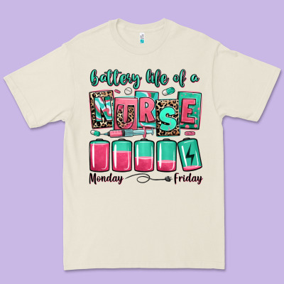 Premium Tee battery life of a nurse