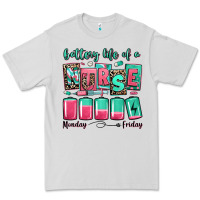 Dove Grey battery life of a nurse Premium Tee - RanaPortraitStore