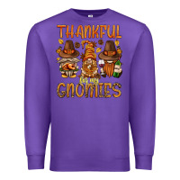 Purple thankful for my gnomies bbs Premium Sweatshirt - BundleAndBundleShop