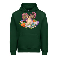 Forest Green Easter heart Easter Day Urban Hoodie - HowdyJamesFarm