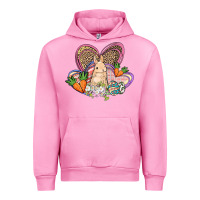 Fuchsia Pink Easter heart Easter Day Urban Hoodie - HowdyJamesFarm
