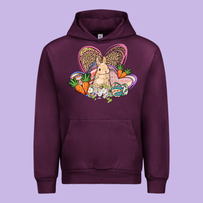 Easter Heart Easter Day Urban Hoodie Designed By Howdyjamesfarm