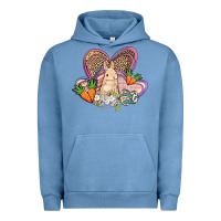 Pigment Pebble Blue Easter heart Easter Day Urban Hoodie - HowdyJamesFarm