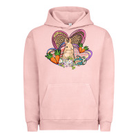 Pigment Salmon Easter heart Easter Day Urban Hoodie - HowdyJamesFarm