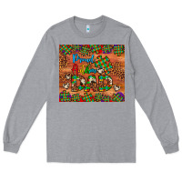 Heather Grey proud autism dad Long Sleeve Tee - Artiststas