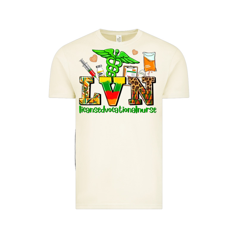 Lvn Juneteenth Licensed Vocational Nurse With Croc Vintage Tee by AdoDesignShop | Teevron