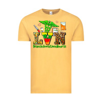 Vintage Mustard lvn juneteenth licensed vocational nurse with croc Vintage Tee - AdoDesignShop