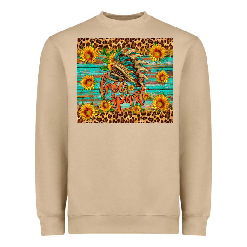 Free Spirit Heavyweight Sweatshirt by HRA Design Shop | Teevron