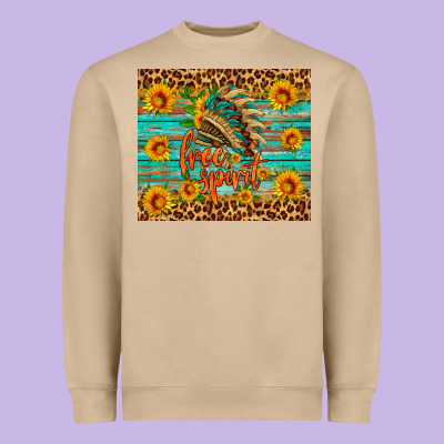 Free Spirit Heavyweight Sweatshirt Designed By Hra Design Shop