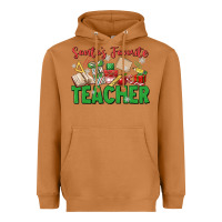 Meerkat santa's favorite teacher Heavyweight Hoodie - MaliasSmallBusiness