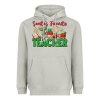 Moon Dust santa's favorite teacher Heavyweight Hoodie - MaliasSmallBusiness