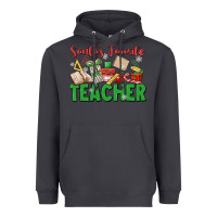 Smoke santa's favorite teacher Heavyweight Hoodie - MaliasSmallBusiness