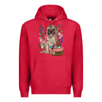 Cardinal Easter pug Premium Hoodie - RanaPortraitStore