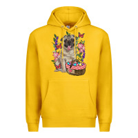 Lemon Easter pug Premium Hoodie - RanaPortraitStore