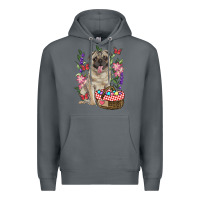 Rock Easter pug Premium Hoodie - RanaPortraitStore