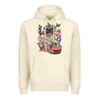 Sandshell Easter pug Premium Hoodie - RanaPortraitStore