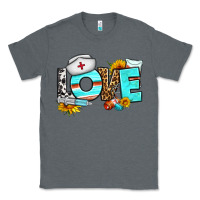 Charcoal Heather love nurse western Classic Tee - BundleAndBundleShop