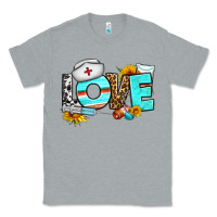 Heather Grey love nurse western Classic Tee - BundleAndBundleShop