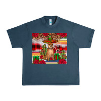 Midnight Navy Chihuahua Christmas Urban Heavy Tee - JahusDesignShop