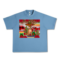 Pebble Blue Chihuahua Christmas Urban Heavy Tee - JahusDesignShop