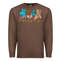 Chestnut peace love nails bbs Premium Sweatshirt - BundleAndBundleShop