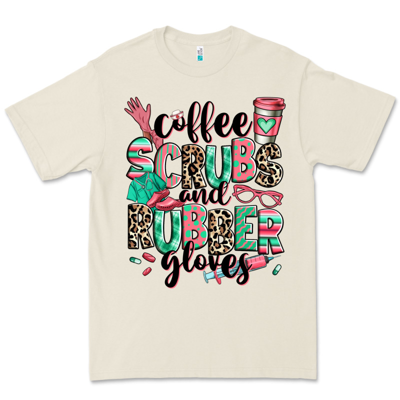 Coffee Scrubs And Rubber Gloves Premium Tee by RanaPortraitStore | Teevron