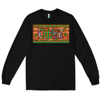 Black love autism awareness license plate Long Sleeve Tee - Artiststas