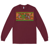 Burgundy love autism awareness license plate Long Sleeve Tee - Artiststas