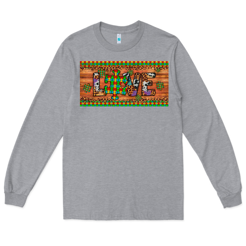 Love Autism Awareness License Plate Long Sleeve Tee by Artiststas | Teevron