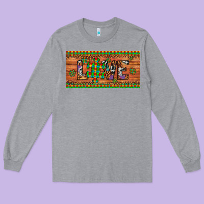 Love Autism Awareness License Plate Long Sleeve Tee Designed By Artiststas