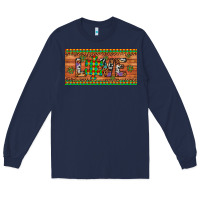 Navy love autism awareness license plate Long Sleeve Tee - Artiststas