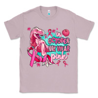 Lilac dinosaur  in october we wear pink Classic Tee - AdoDesignShop
