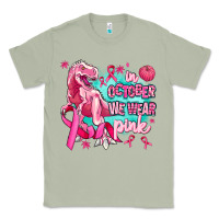 Matcha dinosaur  in october we wear pink Classic Tee - AdoDesignShop
