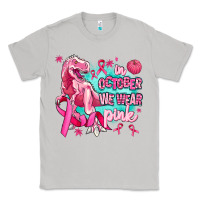Moon Dust dinosaur  in october we wear pink Classic Tee - AdoDesignShop