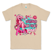 Mushroom dinosaur  in october we wear pink Classic Tee - AdoDesignShop