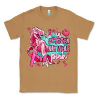 Toasted Coconut dinosaur  in october we wear pink Classic Tee - AdoDesignShop