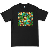 Black avacado with turquoise and leopard background mug coaster Premium Tee - BarkalooDesign