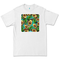White avacado with turquoise and leopard background mug coaster Premium Tee - BarkalooDesign