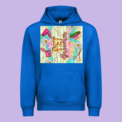 Pet Groomer Urban Hoodie Designed By Tumblerdesignbyshophia
