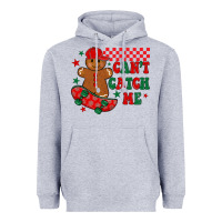 Heather Grey can t catch me Heavyweight Hoodie - MaliasSmallBusiness