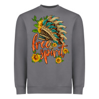 Storm free spirit sunflower and indian headdress Heavyweight Sweatshirt - HRA Design Shop