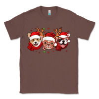 Chestnut christmas dogs corgi chihuahua frenchie Classic Tee - Jasminsmagicworld