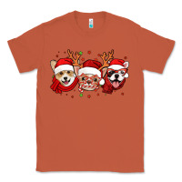 Copper christmas dogs corgi chihuahua frenchie Classic Tee - Jasminsmagicworld
