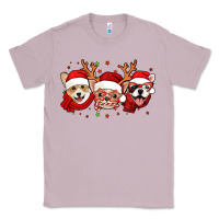 Lilac christmas dogs corgi chihuahua frenchie Classic Tee - Jasminsmagicworld